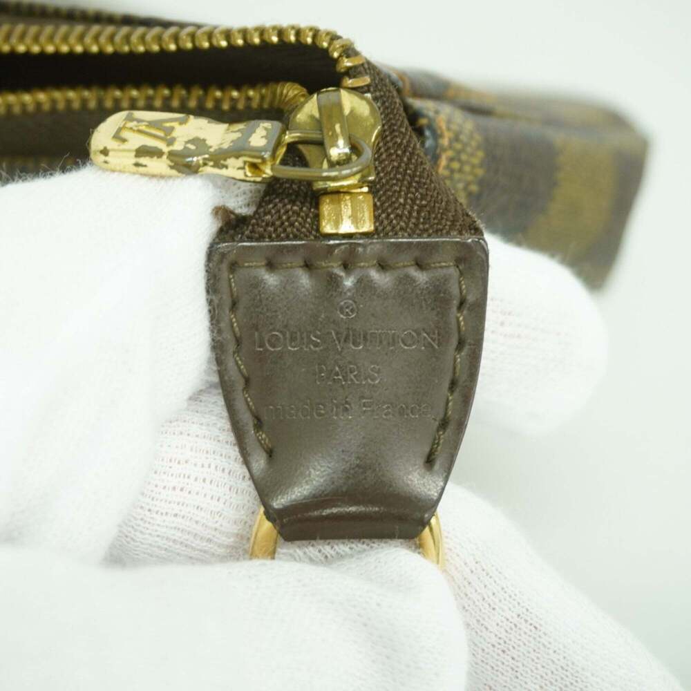 LOUIS VUITTON Brown Damier Pochette Pouch - Picture 5 of 8